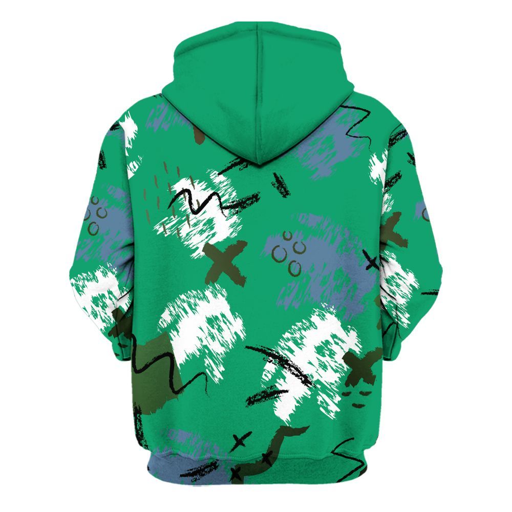 Hoodie To Match Foamposite Pro Pine Green 2025 - Hustle Grind Pray Graphic Street Style All Over Print