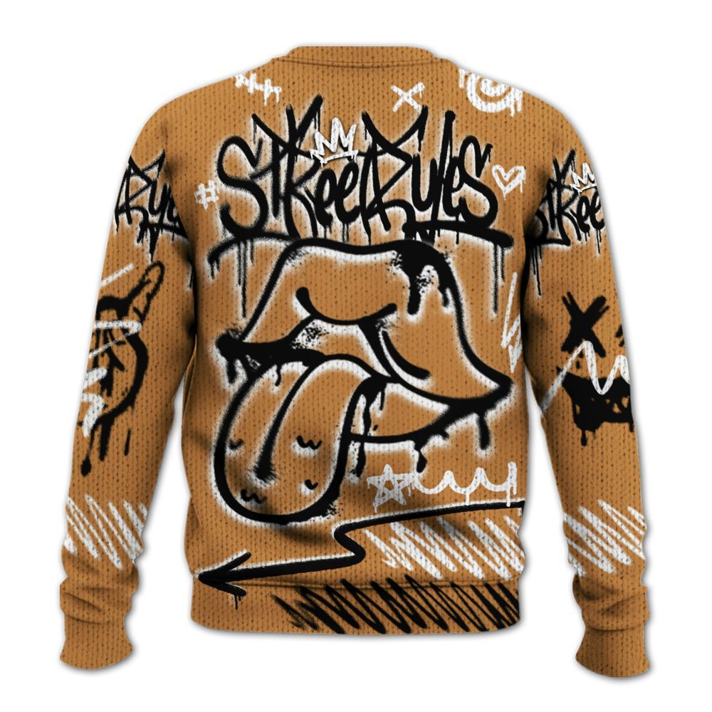 Knitted Sweater To Match Dunk Low Nature Wheat Suede - Break Rules Streetwear