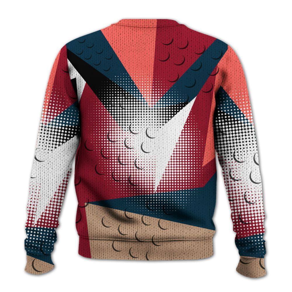 Knitted Sweater To Match Mid Multi Color 2022 1s - Poly Custom Name Number 23 5s