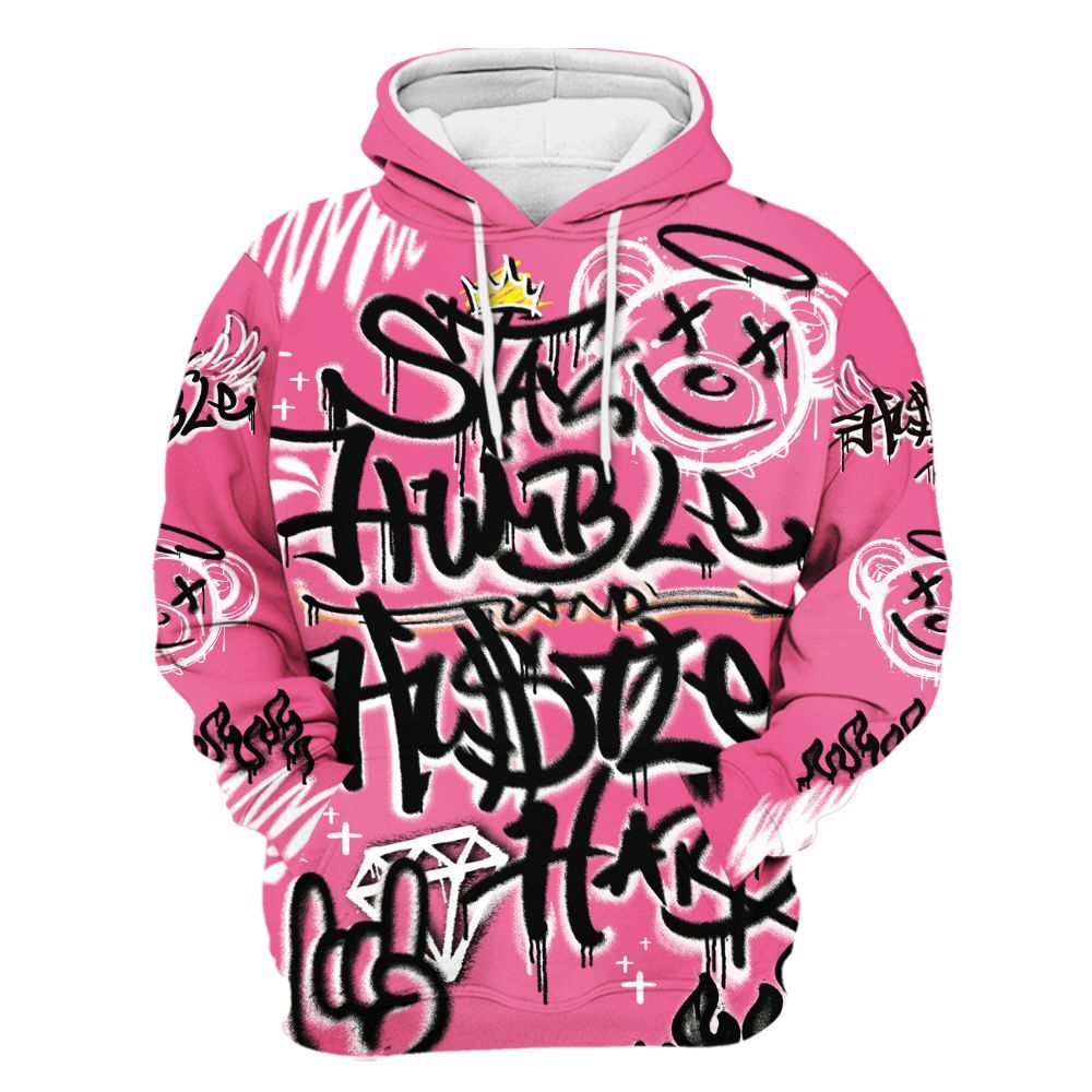Hoodie To Match Air Max SNDR Hyper Pink - Humble Drip Streetwear Graffity All Over Print
