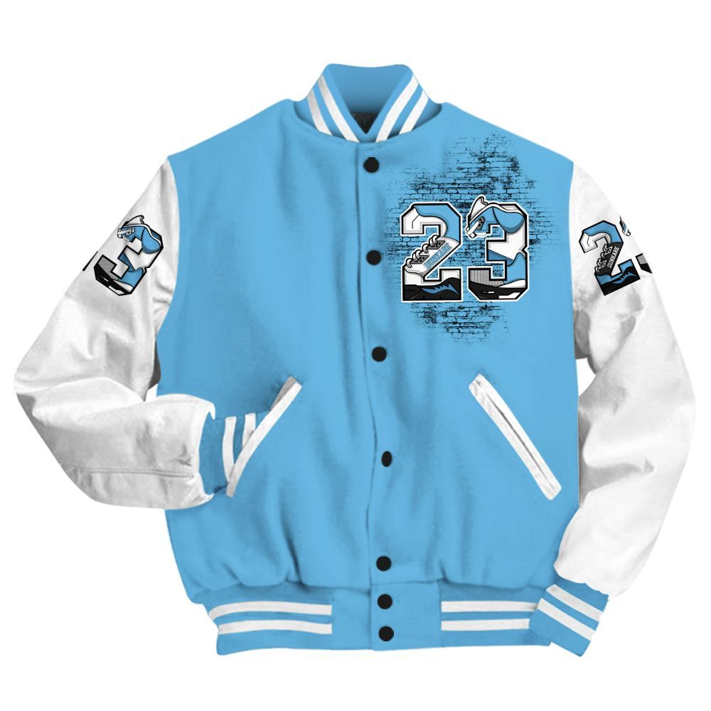 Varsity Jacket To Match Melo 12s - Custom Name Number 23 5s All Over Print