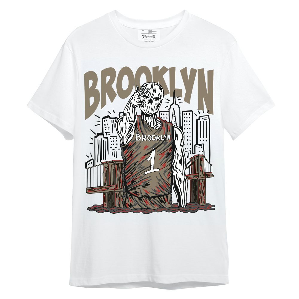 Shirt To Match Olive 9s - Brooklyn's Skeleton Unisex Shirt