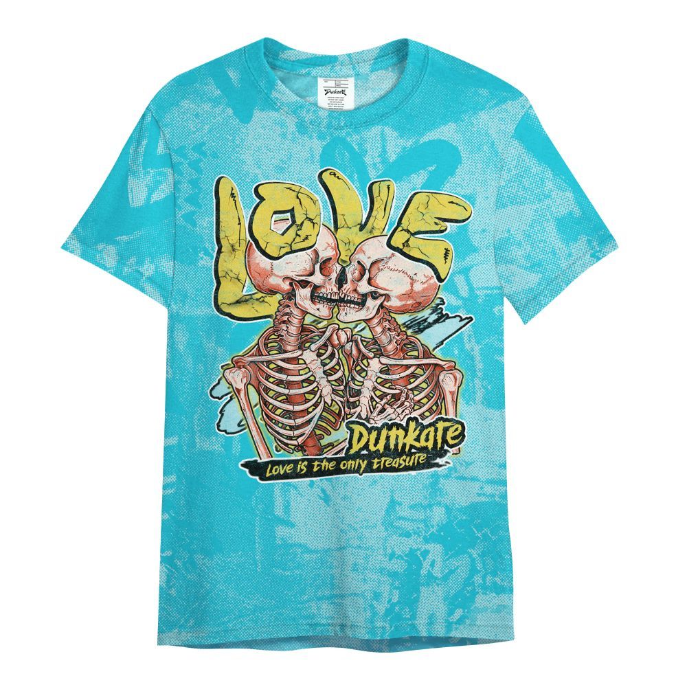 Shirt To Match Dunk Low KD 17 N7 - Skull Love All Over Print