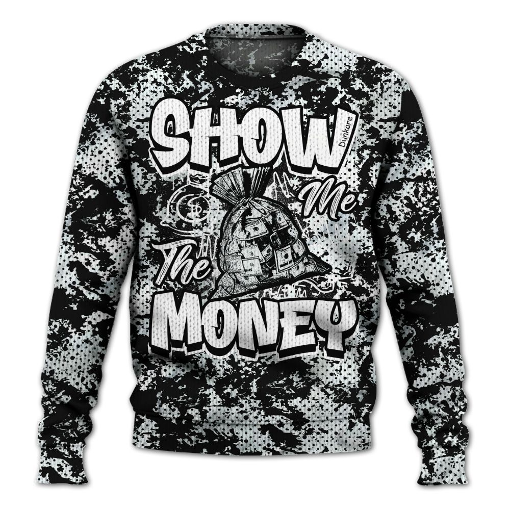 Knitted Sweater To Match Air Foamposite Jin Kazama - Show Me The Money Retro