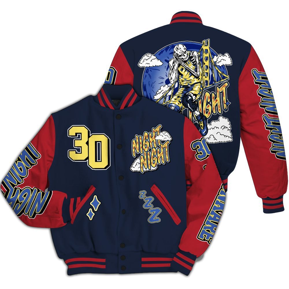 Varsity Jacket To Match Dunk Low COJP What The 2024 - Seeya Skeleton All Over Print