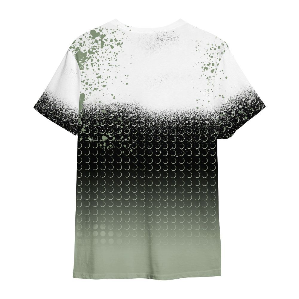 Shirt To Match Seafoam Sail 4s - Halftone Time Is Money All Over Print