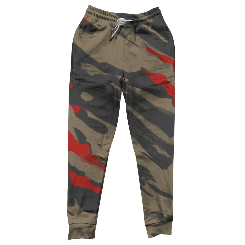 Sweatpant To Match Olive 9s - Colored All Over Print