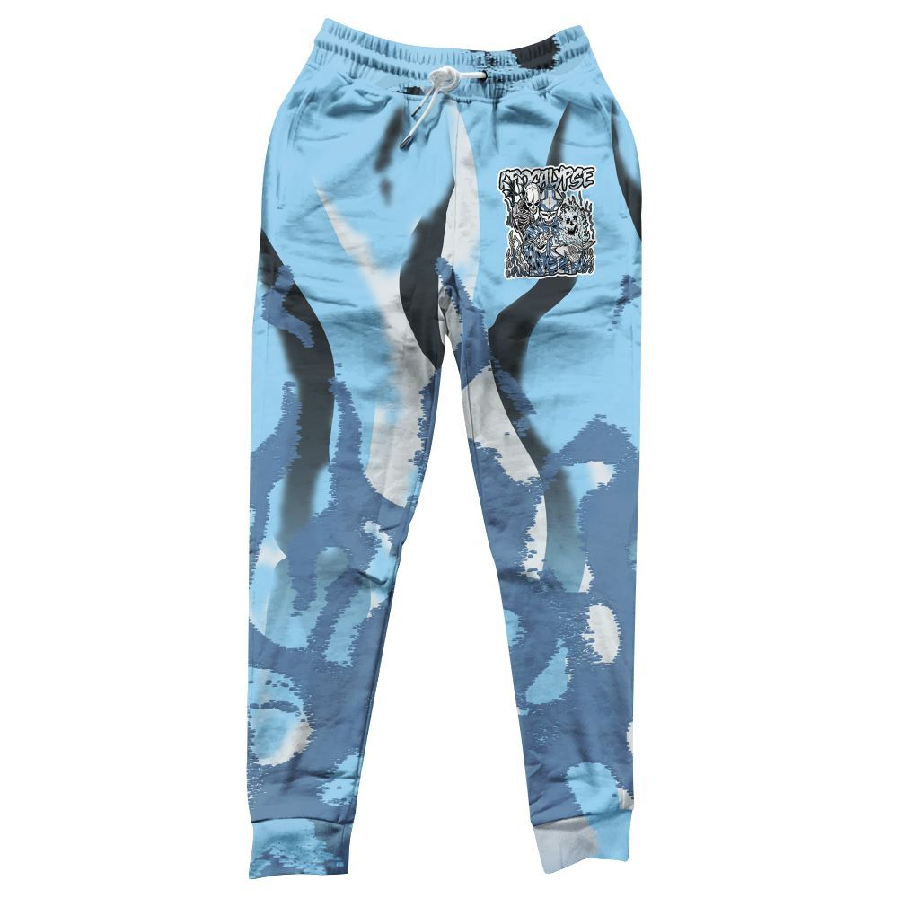 Sweatpant To Match Legend Blue 11s - Apocalypse Skeleton Burn All Over Print
