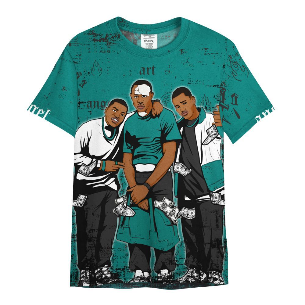 Shirt To Match Griffey Max 1 Freshwater - Paid In Full Money All Over Print