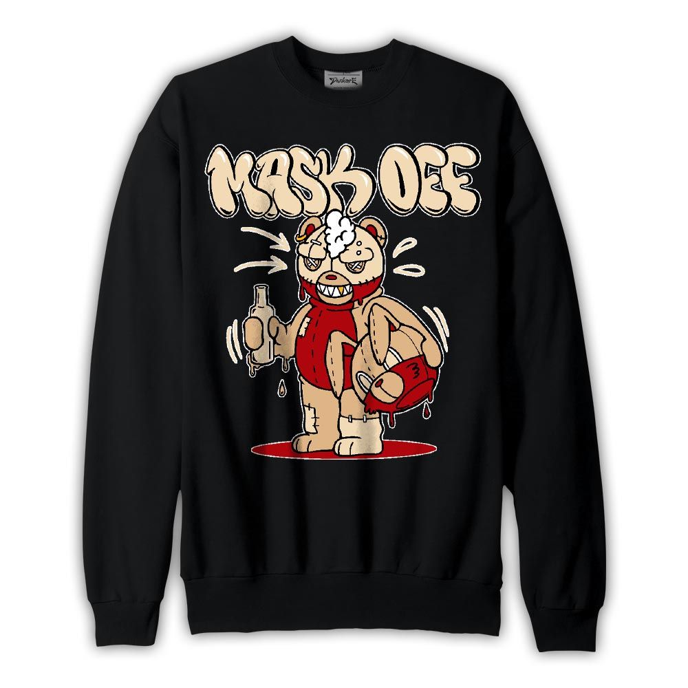 Sweatshirt To match Dunk Low Strawberry Waffle Sweatshirt - Mask Off Hugz Graphic