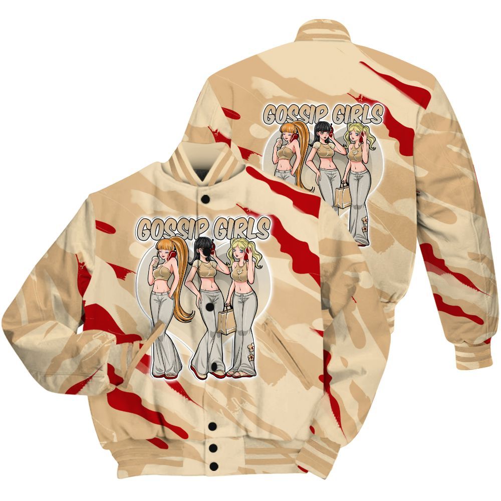 Varsity Jacket To Match Dunk Low Strawberry Waffle Shirt - Gossip'Girls All Over Print