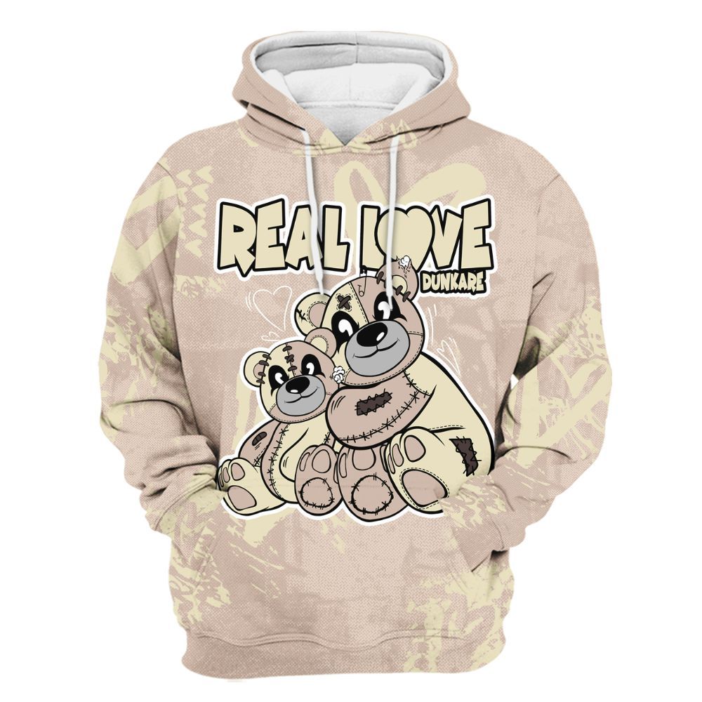 Hoodie To Match A Ma Maniere X Fossil Stone 4s - Sincere Fondness Bear All Over Print