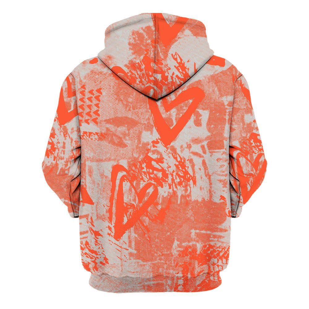 Hoodie To Match Air Max 1 86 Cosmic Clay - Sneakerz Girlz Heart Grunge All Over Print