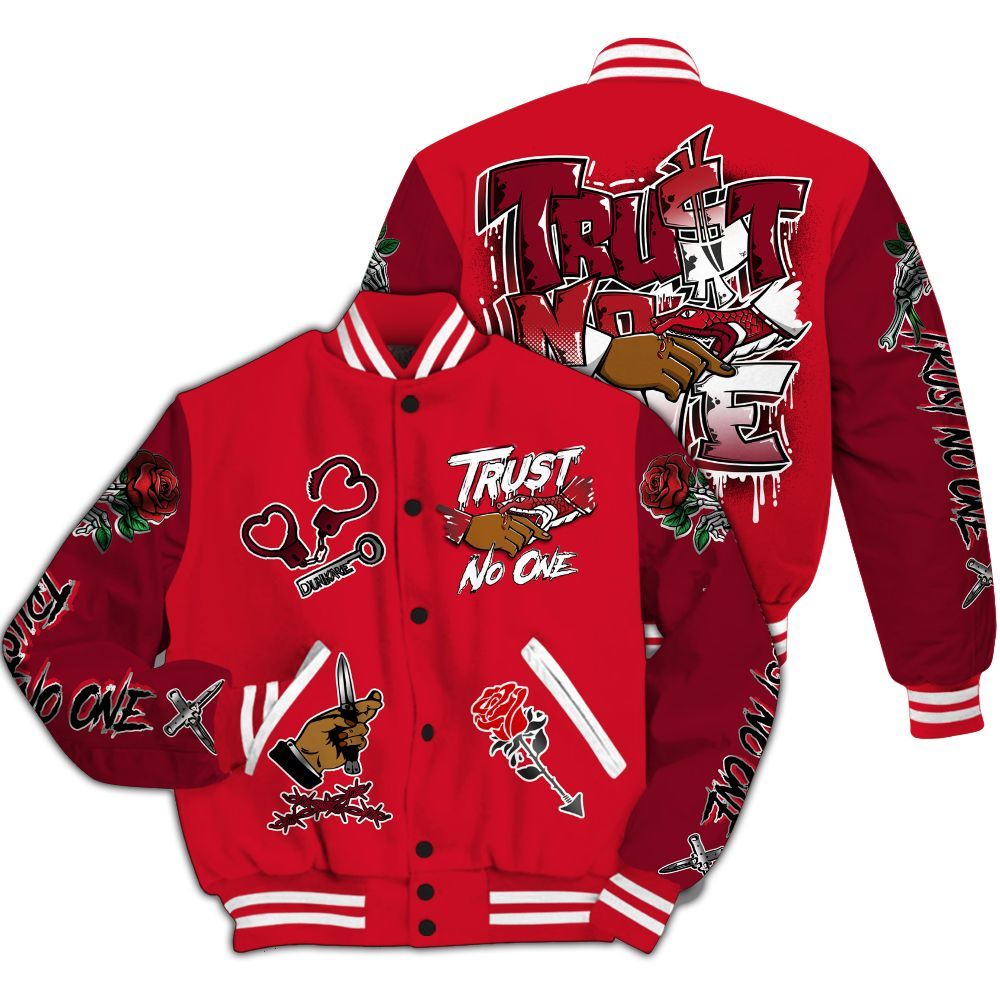 Varsity Jacket To Match Air DT Max 96 Love Letter - Trust No One Dripping All Over Print