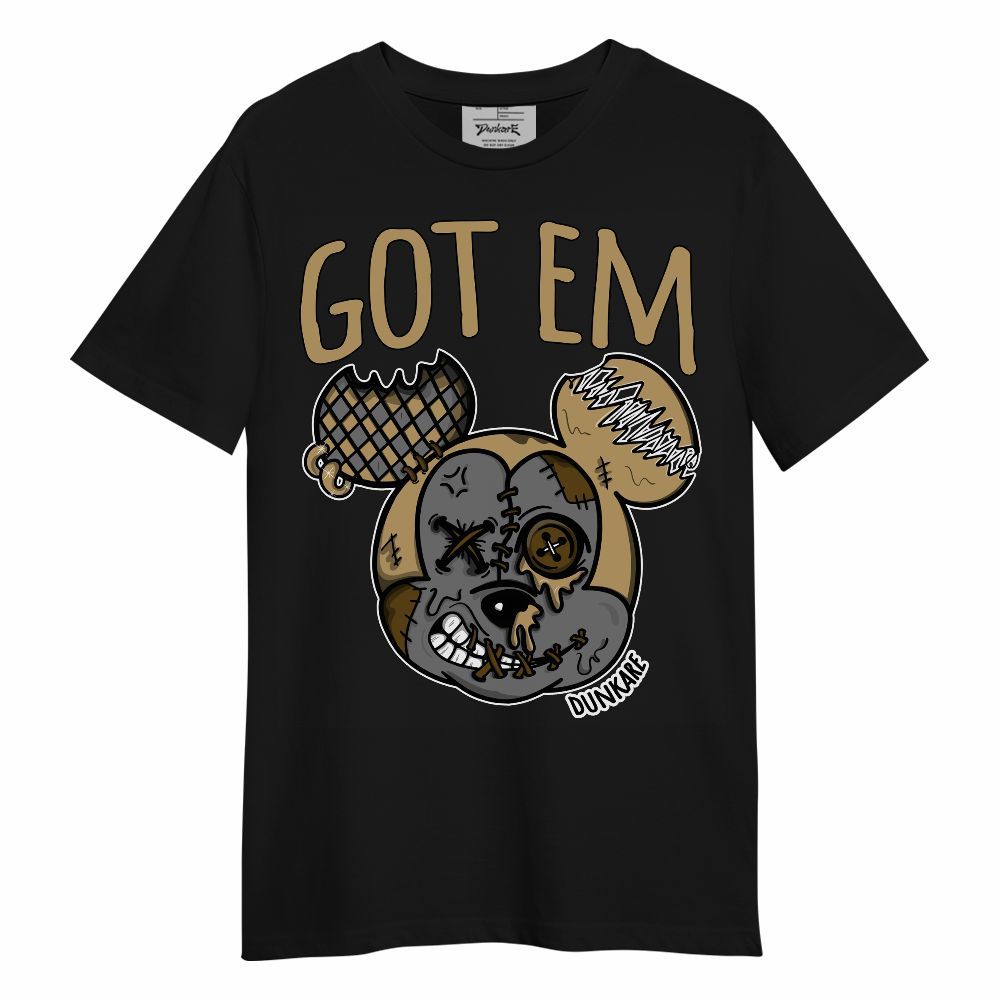 Shirt To Match High OG Black Metallic Gold 1s - Got Em Dripping Unisex Shirt