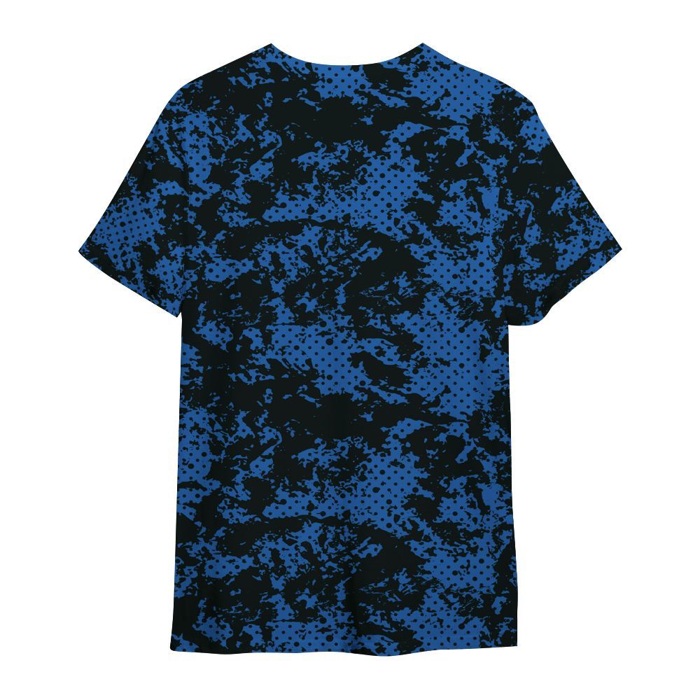 Shirt To Match Brave Blue 13s - Show Me The Money Retro All Over Print