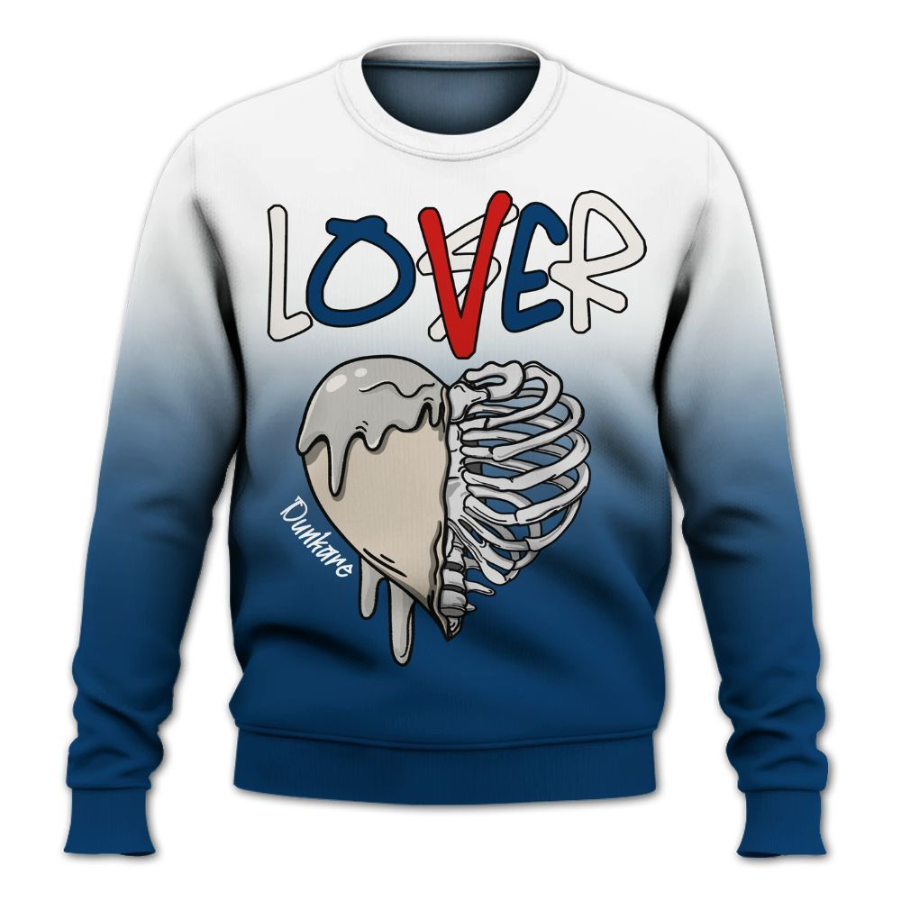 Sweatshirt To Match Retro Rare Air 11s - Loser Lover Dripping All Over Print