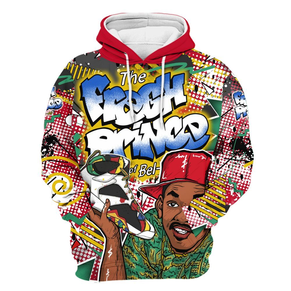 Hoodie To Match Miro 7s - Fresh Sneaker 90s All Over Print