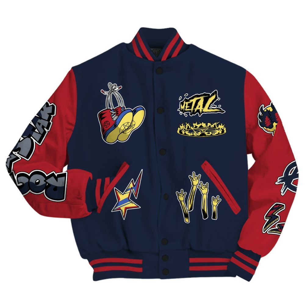 Varsity Jacket To Match Dunk Low COJP What The 2024 - Punk Rock Raccoon All Over Print