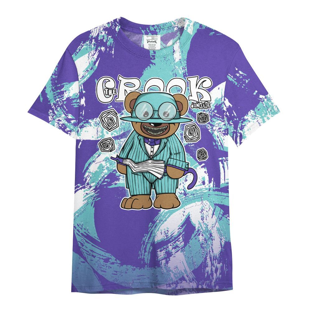 Shirt To Match Low Hornets 1s - Swindler Bear Circle Slpash All Over Print