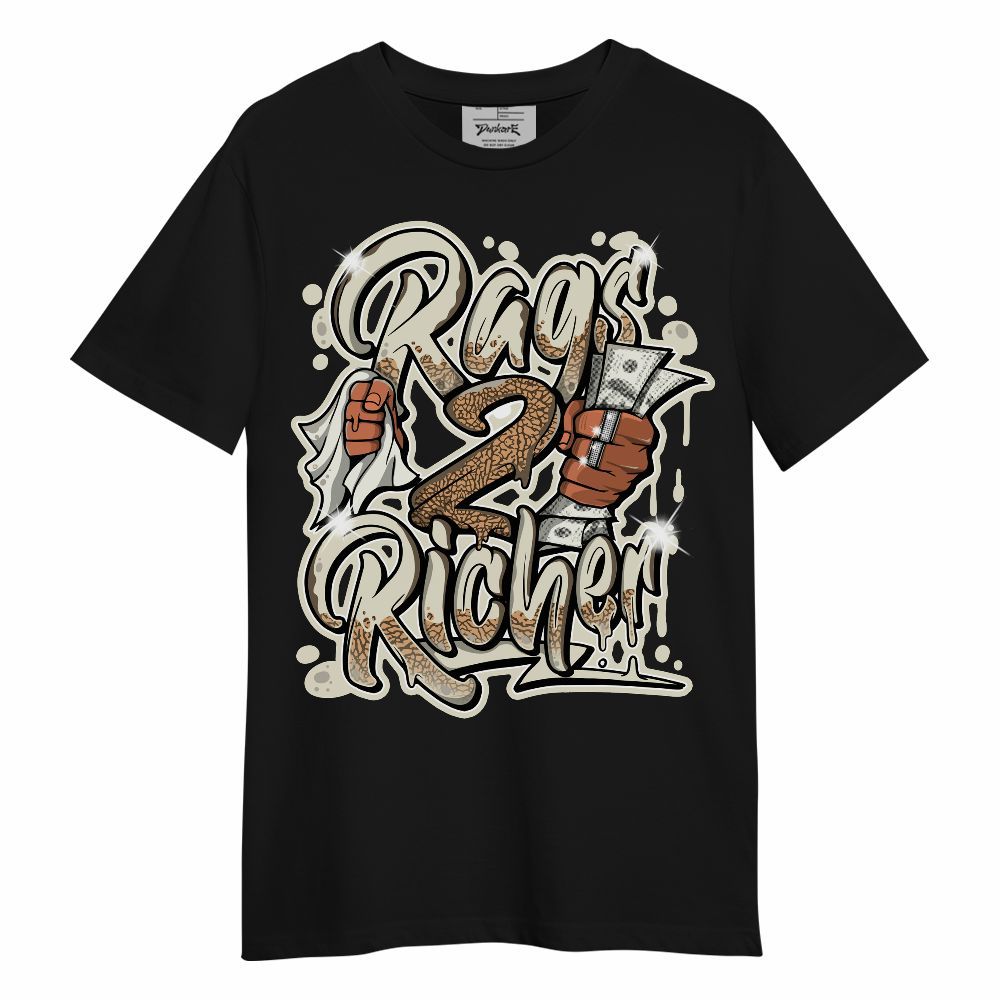 Shirt To Match Orewood Brown 3s - Rag 2 Rish Graphic Unisex Shirt