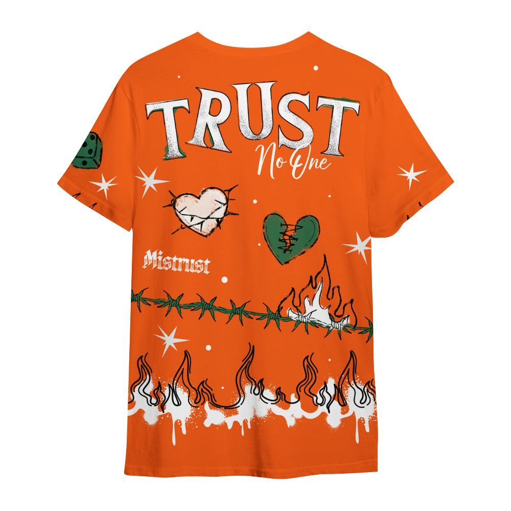 Shirt To Match SoleFly Sail Gorge Green 3s - Trust No One Snake-Bite Doodle Crayon All Over Print