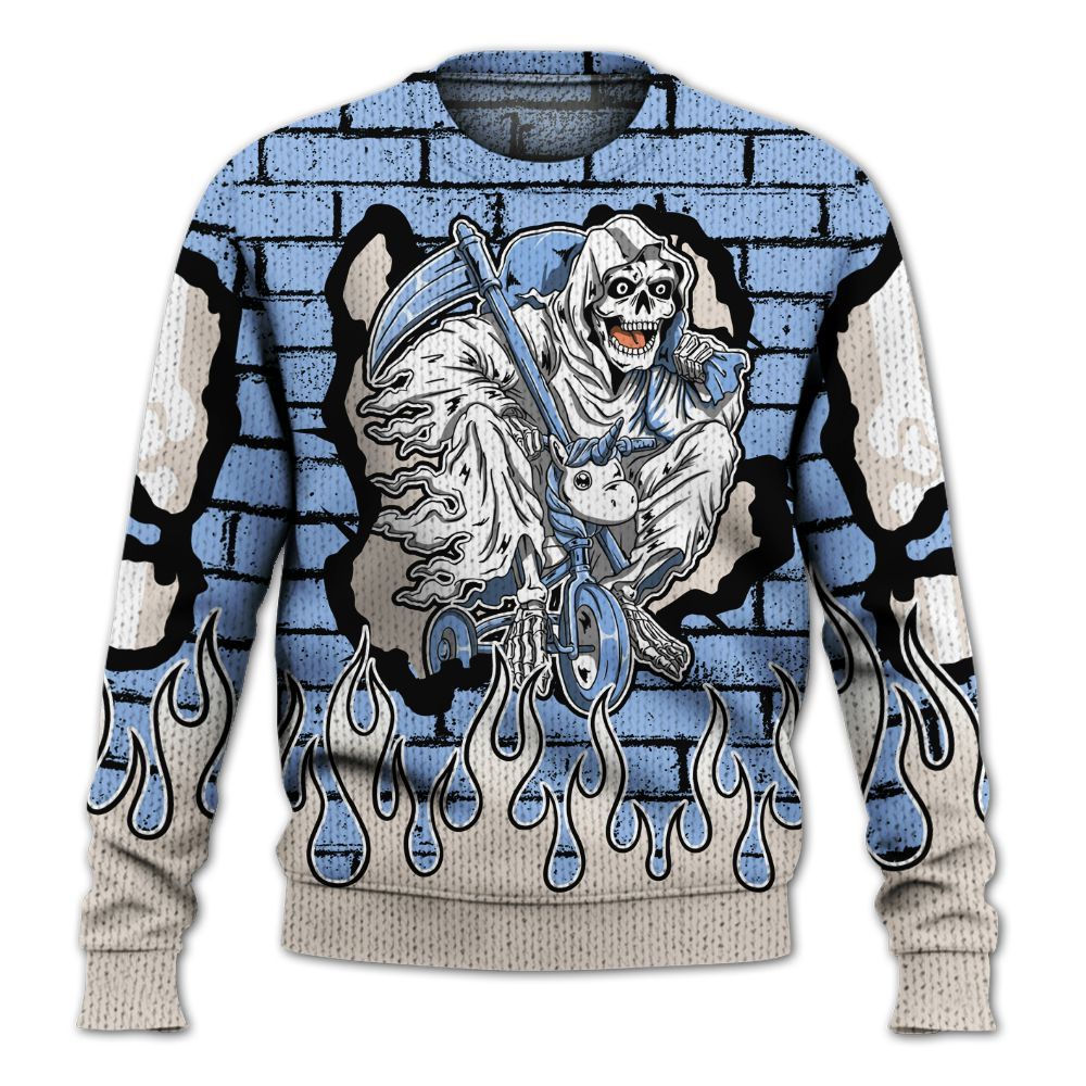 Knitted Sweater To Match Air Max 1 Royal Pulse - Self Make Skeleton Crashed