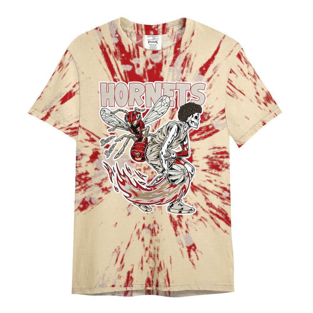 Shirt To Match Dunk Low Strawberry Waffle - Hornets Skeleton Luxury All Over Print