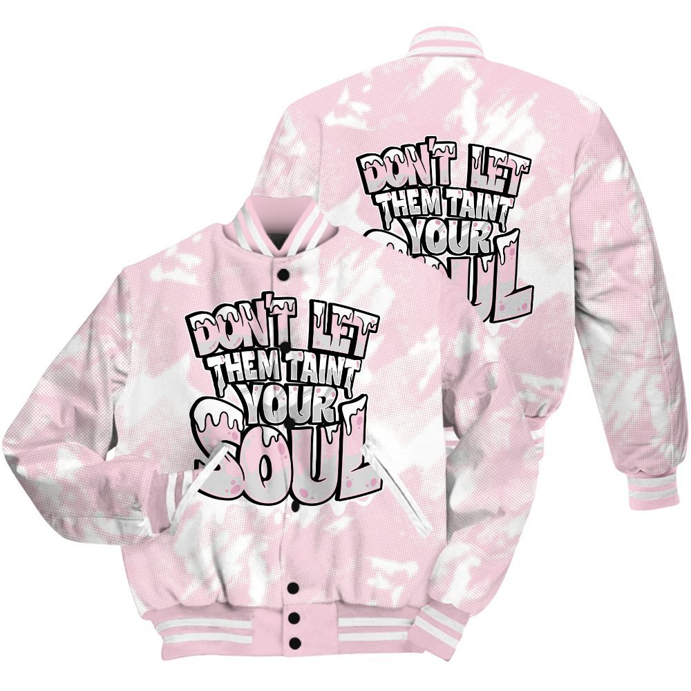 Varsity Jacket To Match Orchid 4s Shirt - Never Taint Your Soul Shirt Unisex Oufit All Over Print