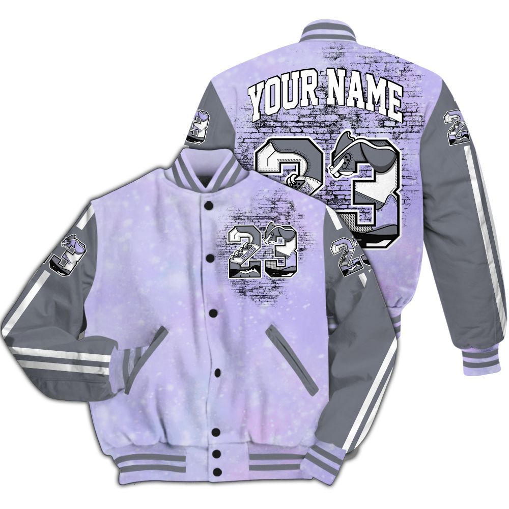 Varsity Jacket To Match Zen Master 4s - Custom Name Number 23 5s All Over Print