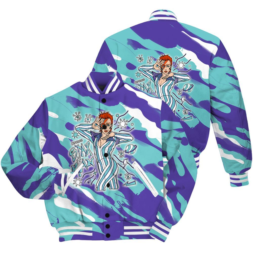Varsity Jacket To Match Low Hornets 1s Shirt - Starmans Graphics Colored All Over Print