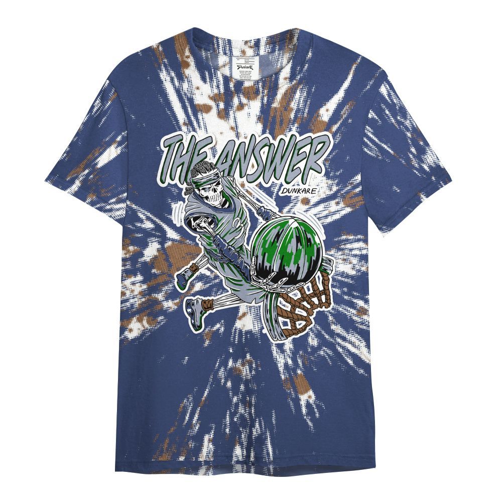 Shirt To Match Midnight Navy 13s - The Answer Skeleton Luxury All Over Print