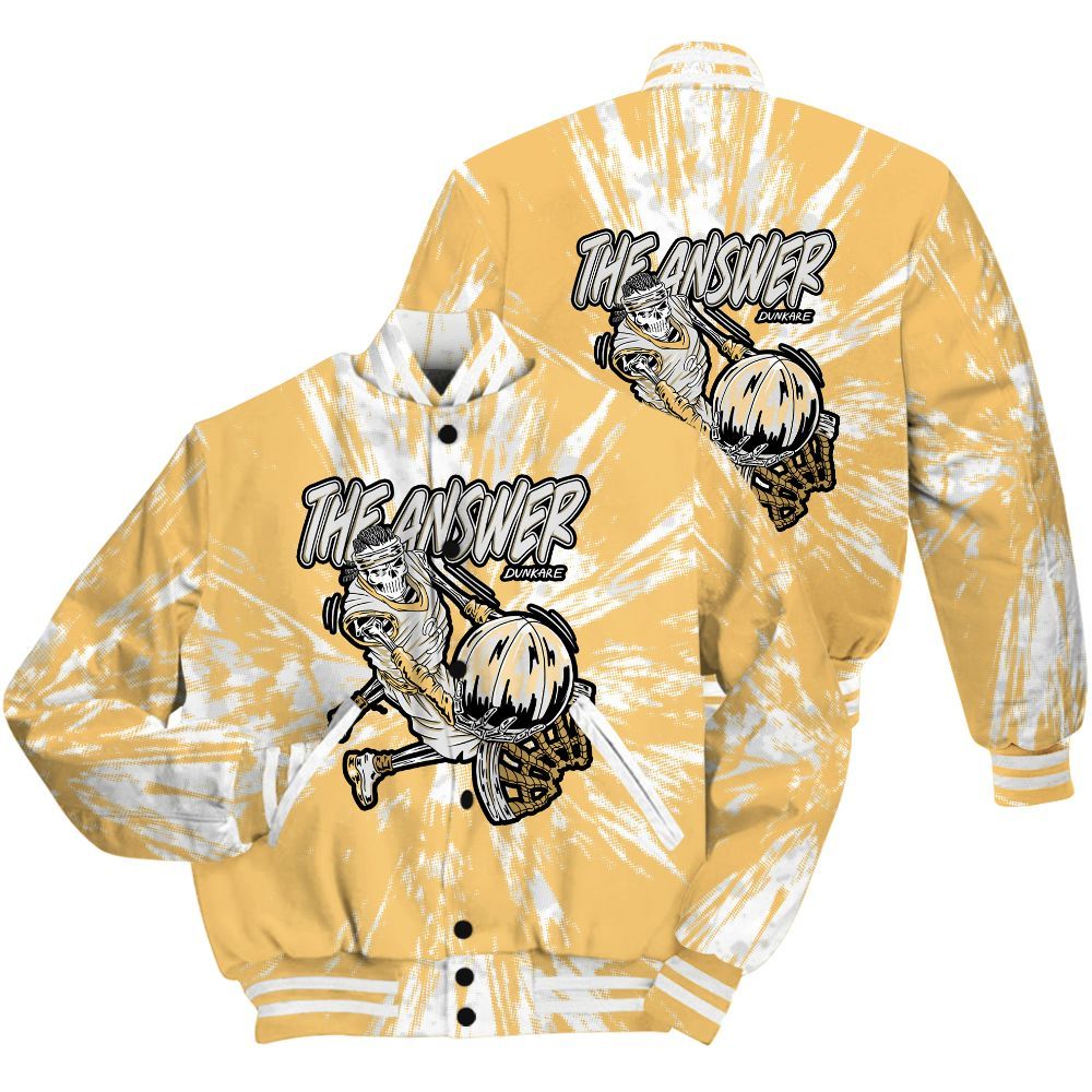 Varsity Jacket To Match Craft Paris 6s Shirt - The Answer Skeleton Luxury All Over Print