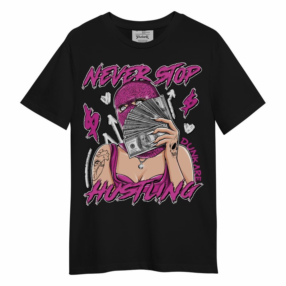 Shirt To Match Dunk Low Active Fuchsia - Hustling Unque Unisex Shirt