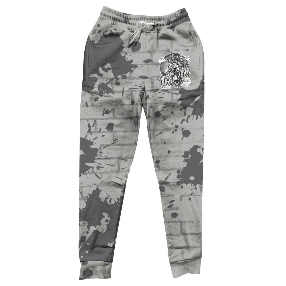 Sweatpant To Match Retro Wet Cement 4s - Seeya Skeleton Brick All Over Print