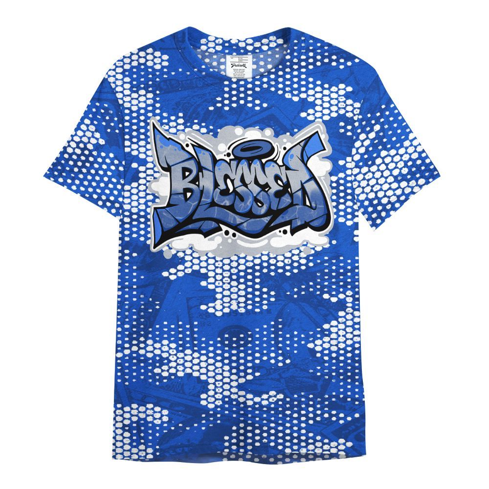 Shirt To Match Air Foamposite One Royal - Blessing Graphic Banknotes All Over Print