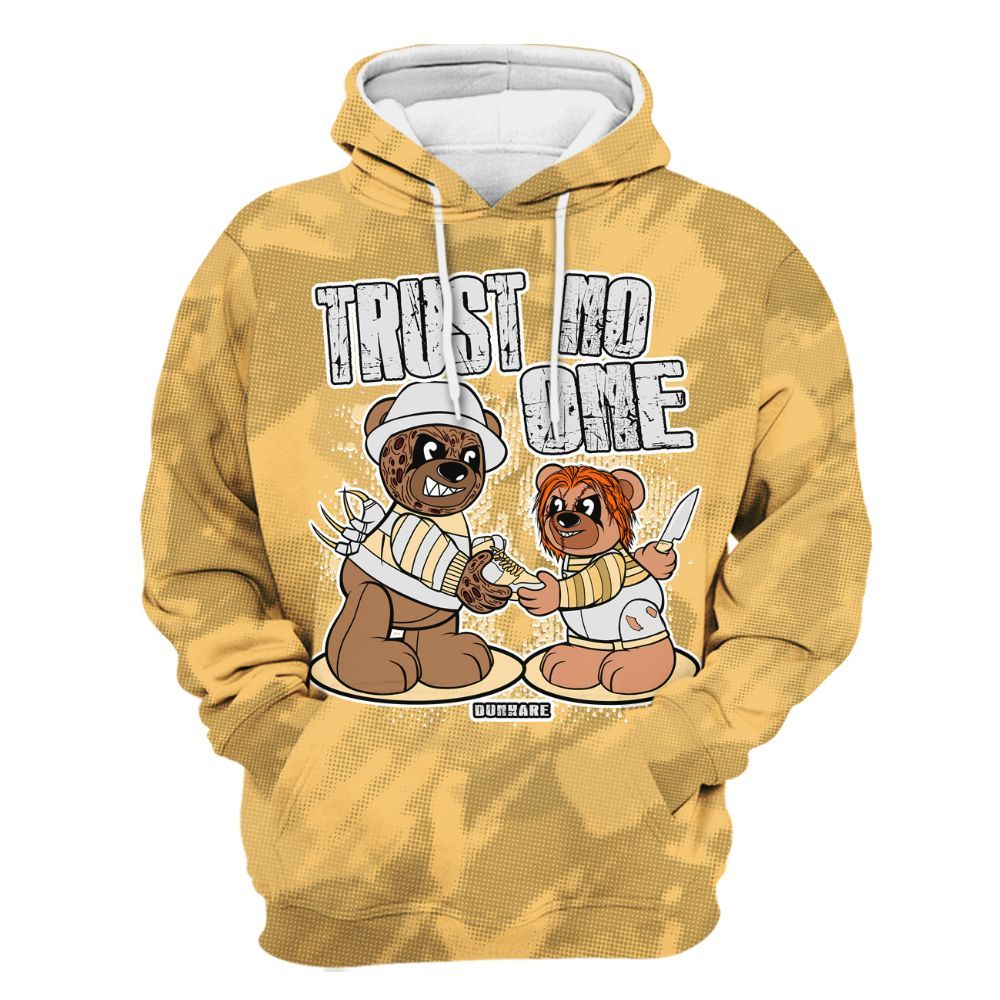 Hoodie To Match Craft Paris 6s - Trust No One Bear Abstract Halftone All Over Print
