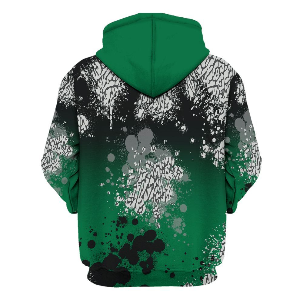 Hoodie To Match Pine Green 3s - Trust No One Scary All Over Print