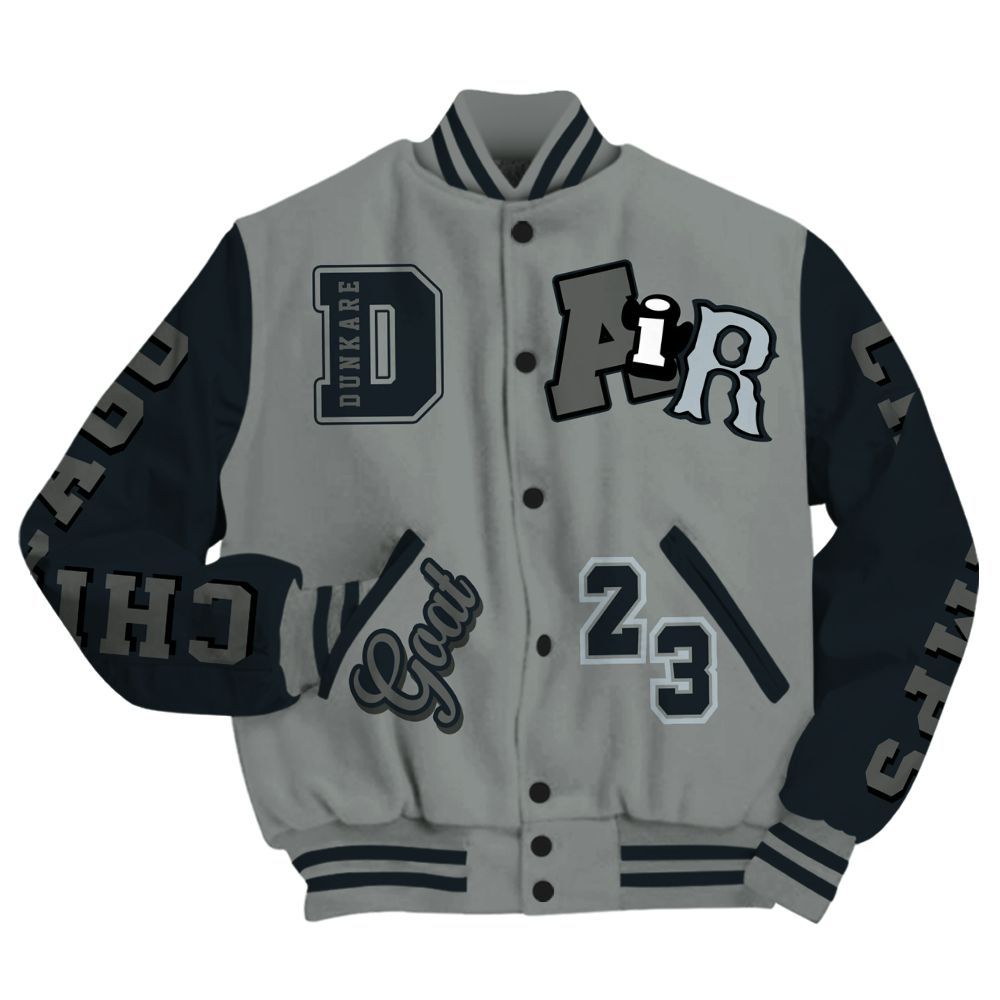 Varsity Jacket To Match Retro Georgetown 6s - AIR Number 23 GOAT All Over Print