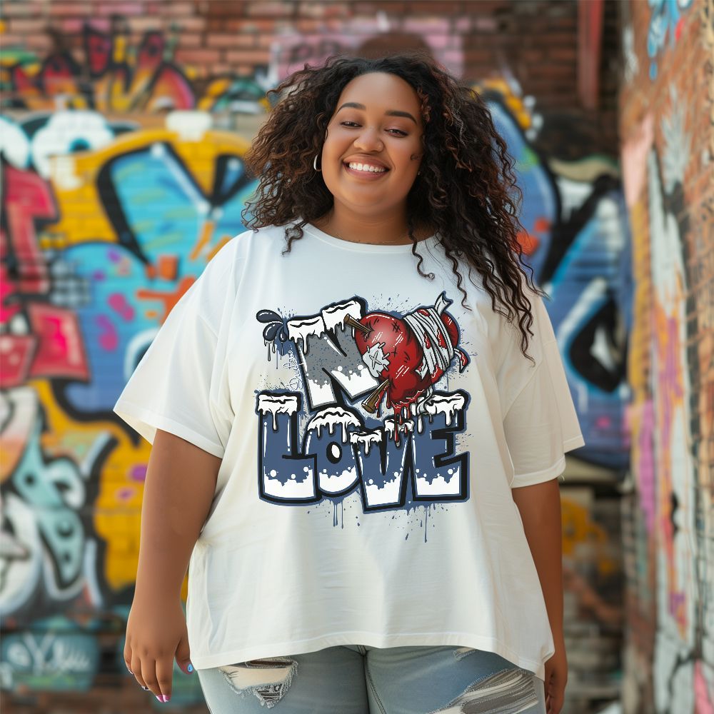 Shirt To Match Midnight Navy 4s - Drip No Love Streetwear Unisex Shirt