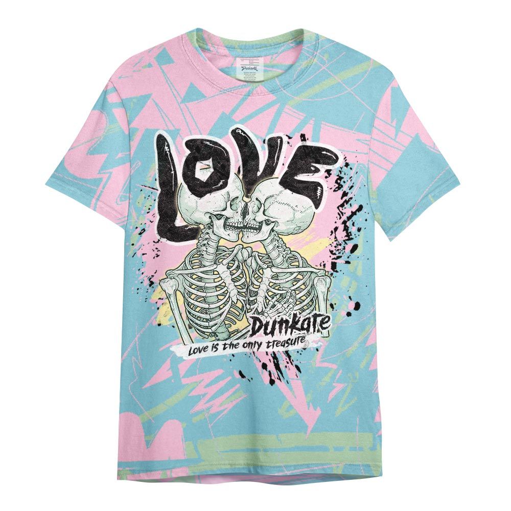 Shirt To Match SB Dunk Low Visty - Skull Love Bear Nonobjective Shirt Unisex