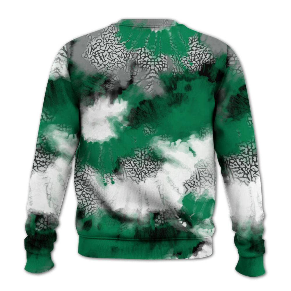 Sweatshirt To Match Pine Green 3s - Tie Dye FK Around Find Out All Over Print
