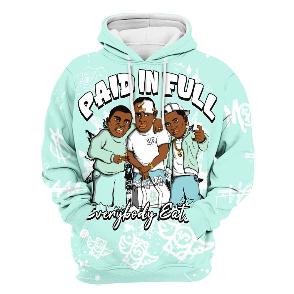 Hoodie To Match Retro Low Igloo 11s - Everybody Paid In Full Crayon All Over Print