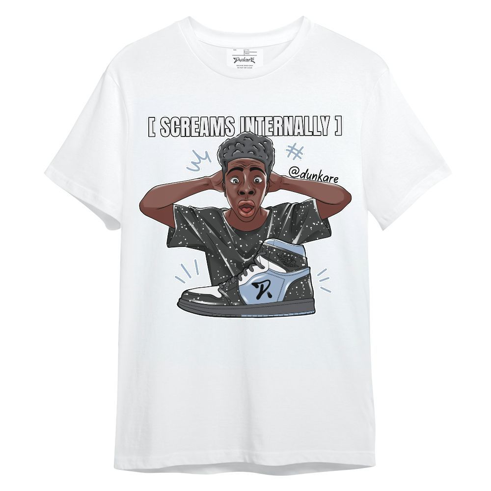 Shirt To Match Reverse Black White 6s - Scream Internally Unique Unisex Shirt