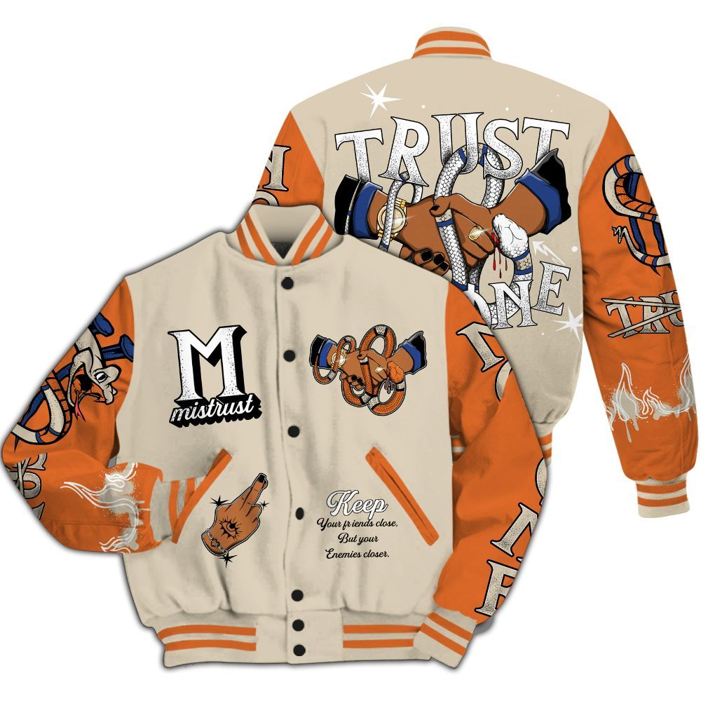 Varsity Jacket To Match Air Max 90 Rattan Birch - Trust No One Snake-Bite Street Style All Over Print