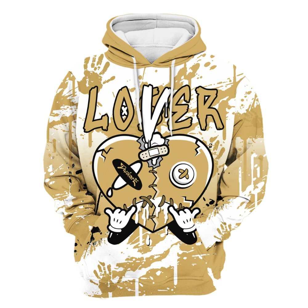 Hoodie To Match Craft Paris 6s - Loser Lover Drip Heart All Over Print