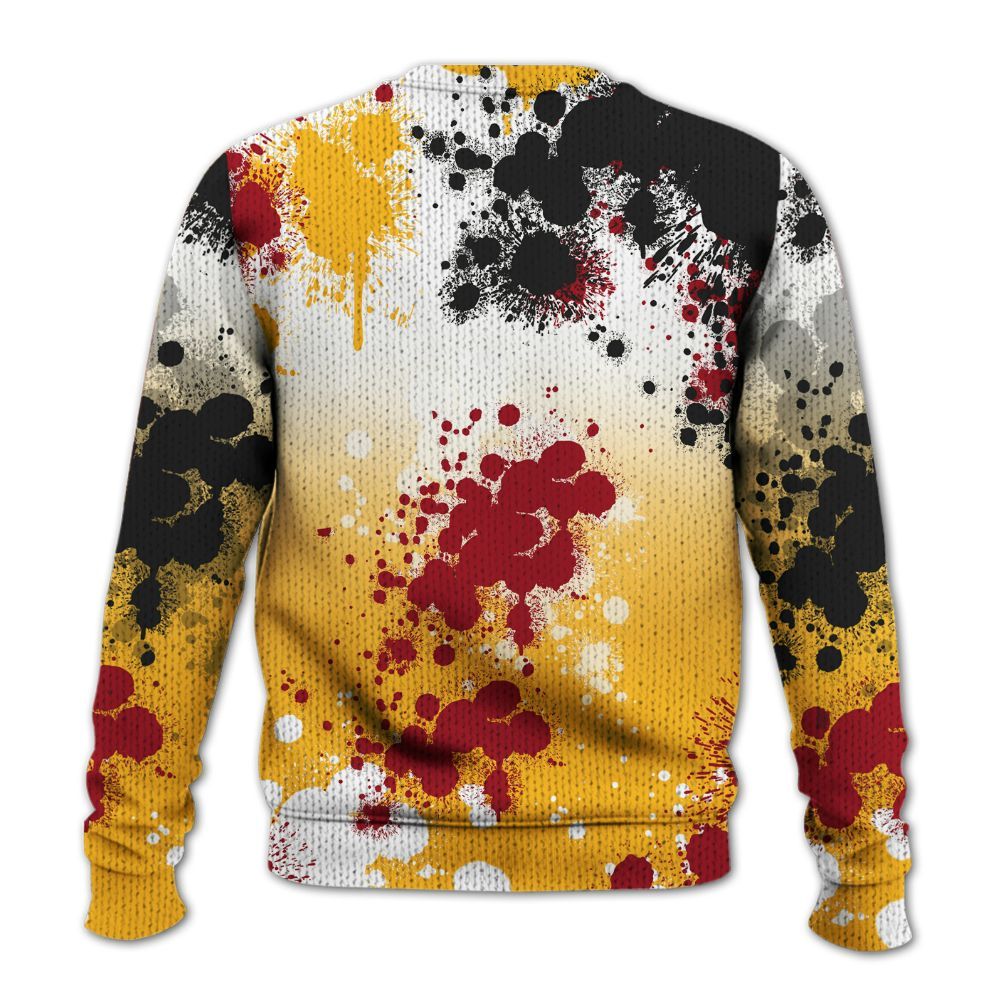 Sweater To Match White Taxi 12s Shirt, Trust No One Scary Graphic