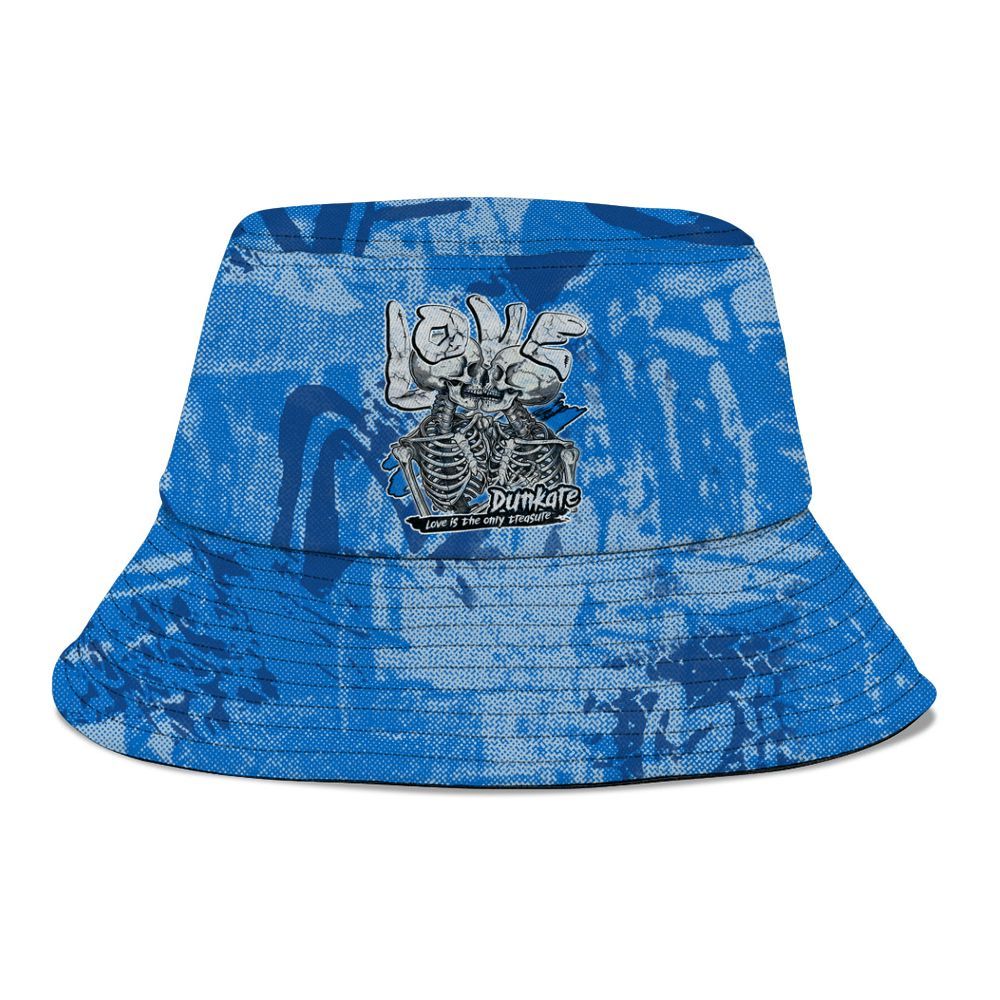 Bucket Hat To Match Blueberry 12s - Skull Love Graphic