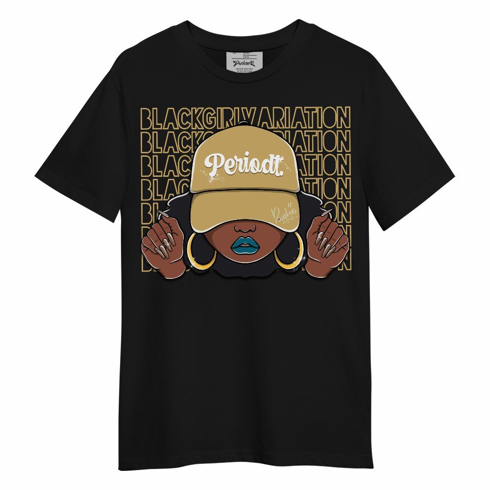 Shirt To Match Retro Cacao Wow 4s - Black Girl Variation Unisex Shirt