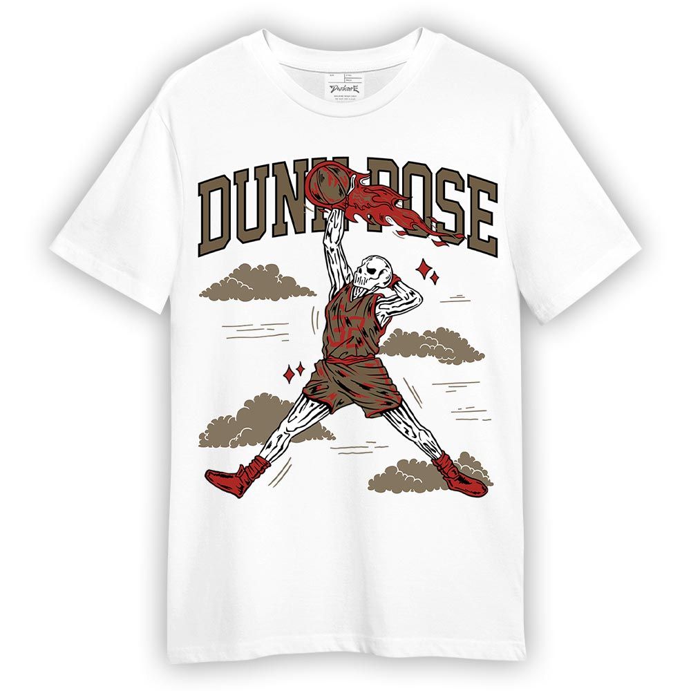 Shirt To Match Olive 9s - Pose Skeleton Shirt Unisex